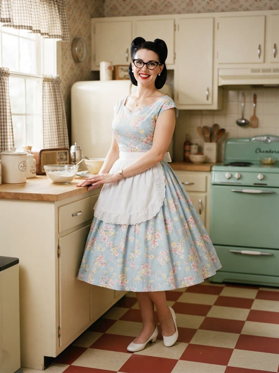 1950s Housewife costume — example look