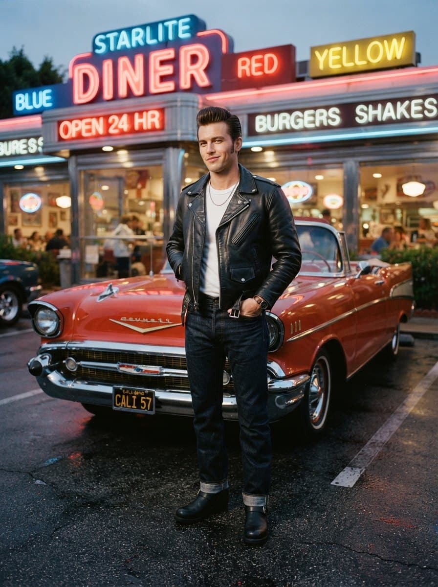 1950s Men costume — example look