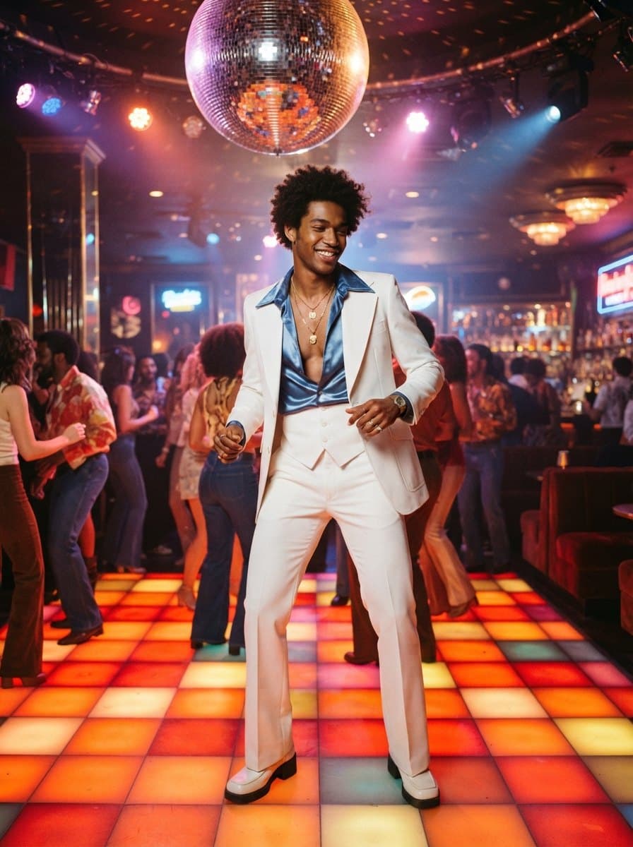 1970s Disco costume — example look