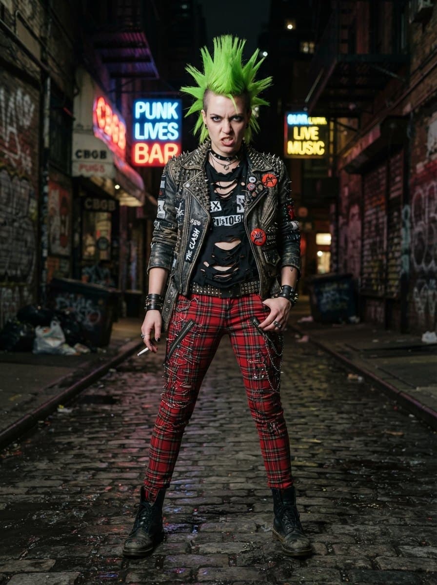 80s Punk Rocker costume