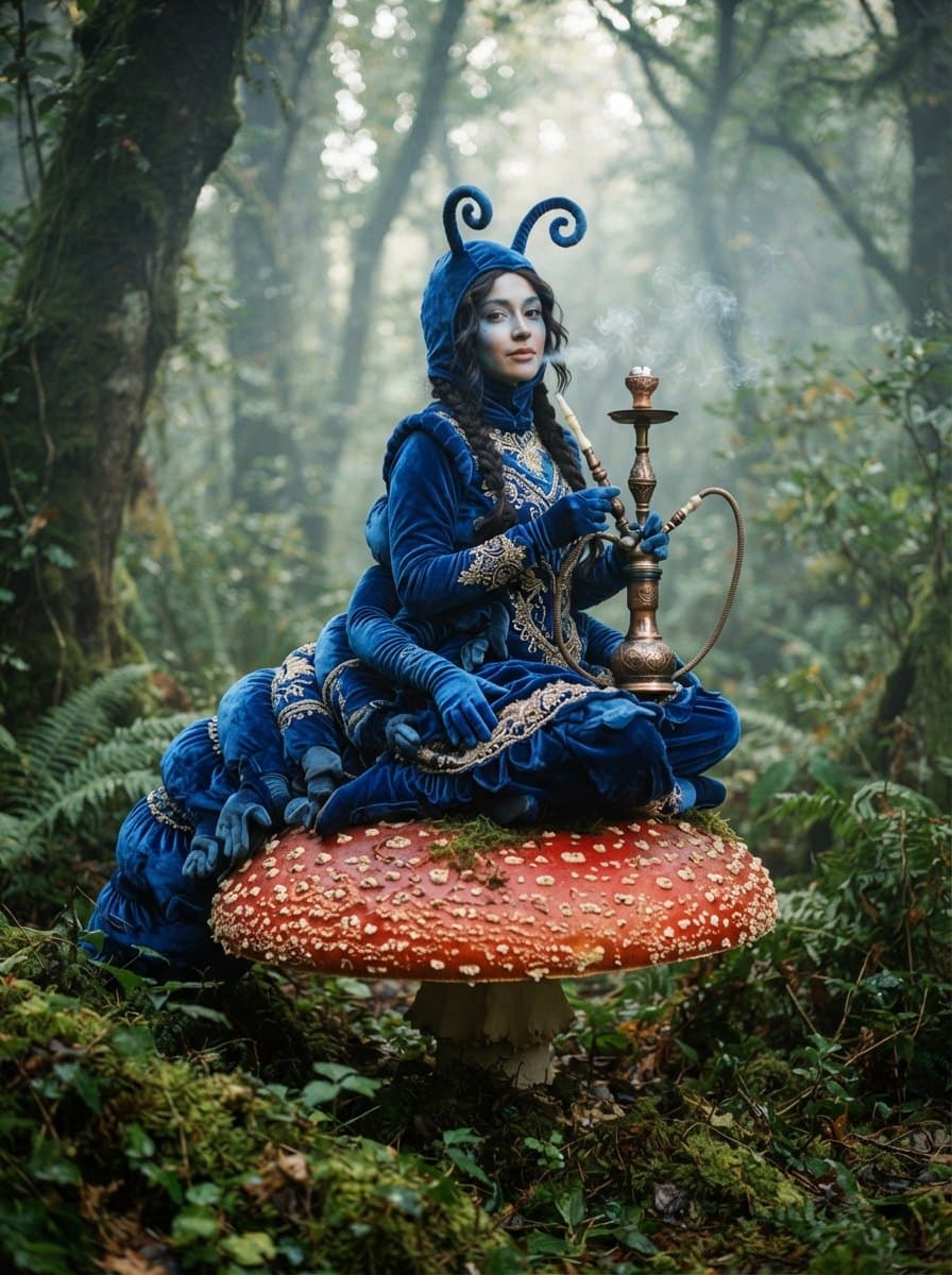 Absolem the Caterpillar costume — example look