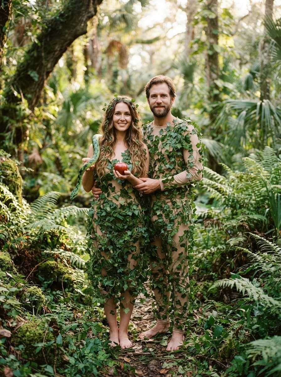 Adam and Eve costume — example look