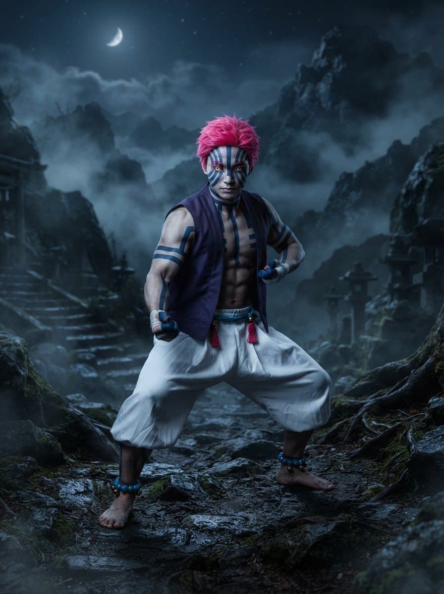 Akaza costume — example look