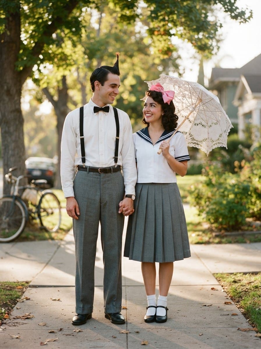 Alfalfa and Darla costume