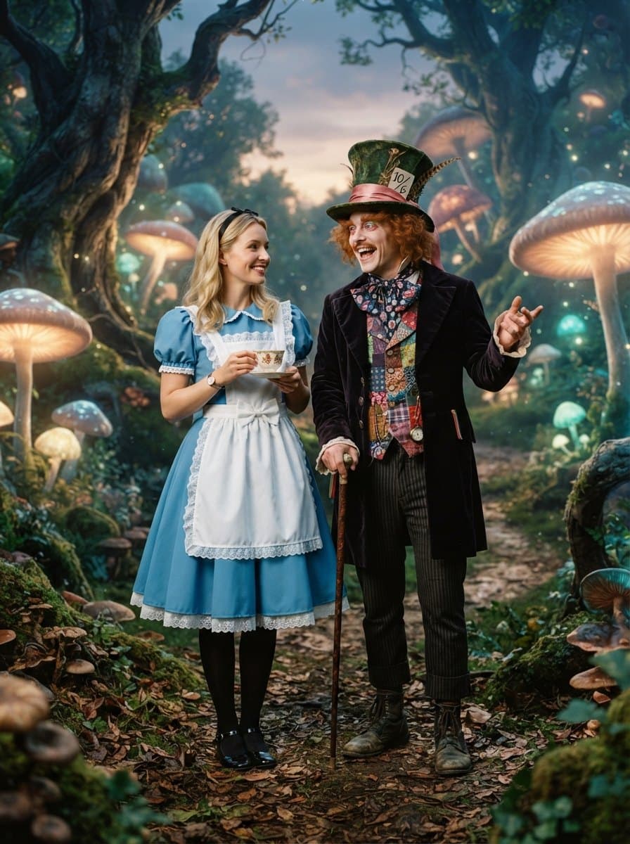 Alice and Mad Hatter costume