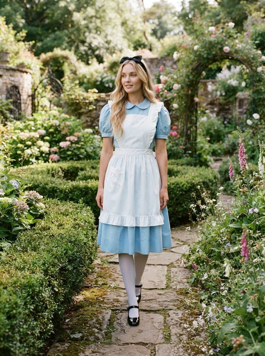 Alice in Wonderland costume — example look
