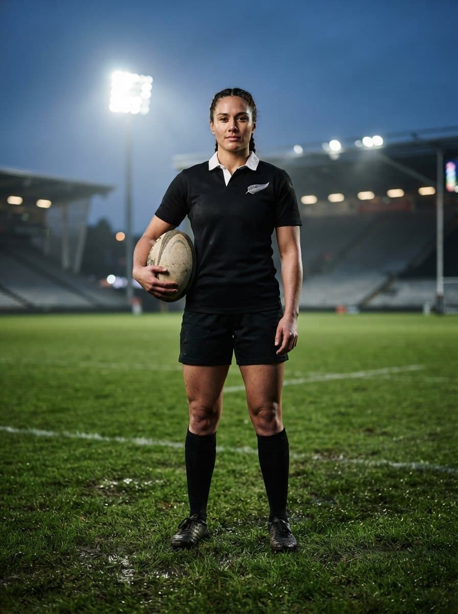 All Blacks Rugby Player costume