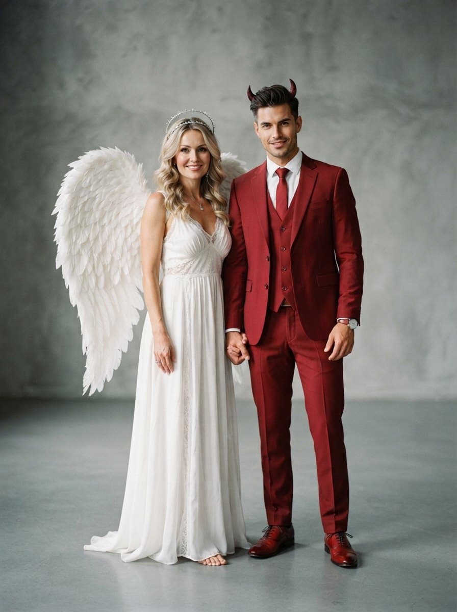 Angel and Devil Couples Costumes costume