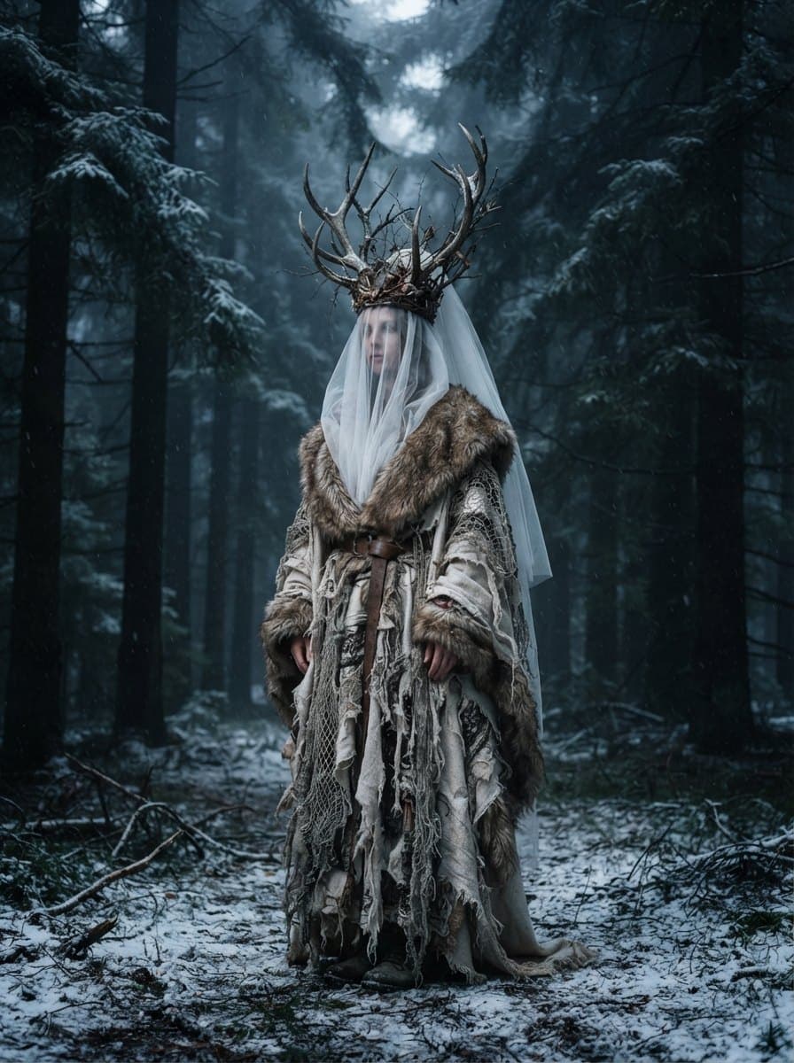 Antler Queen costume