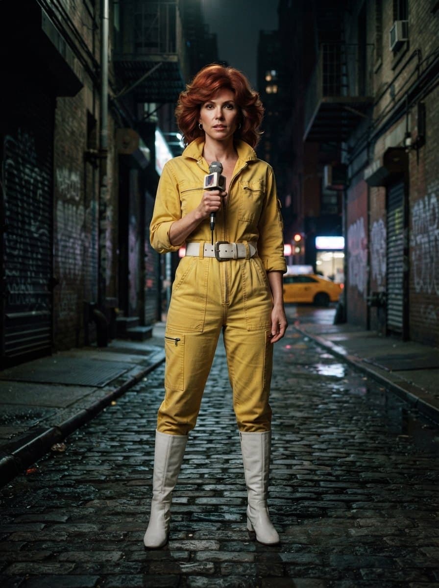 April O'Neil costume — example look