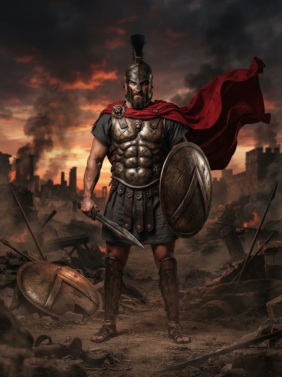 Ares costume — example look