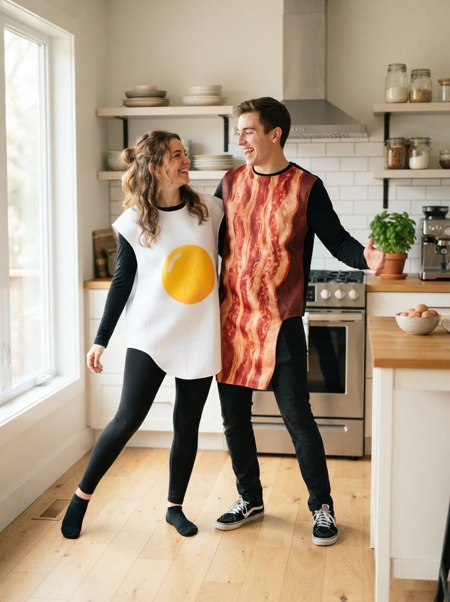 Bacon and Eggs costume — example look