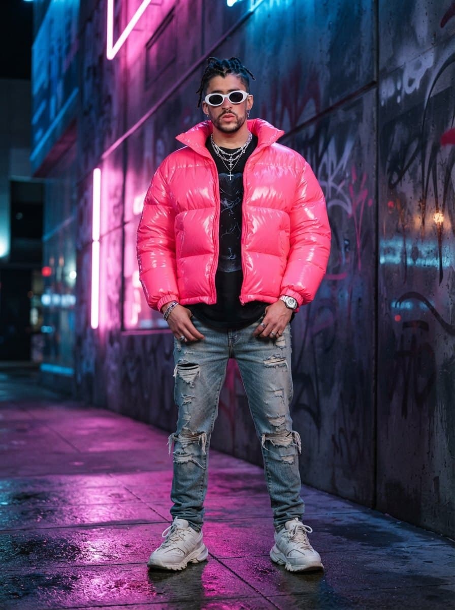 Bad Bunny costume — example look