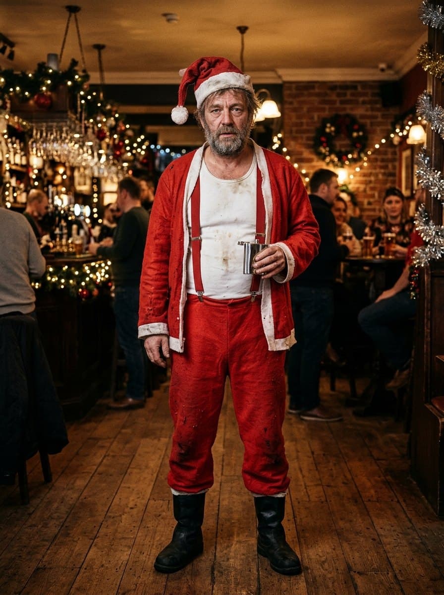 Bad Santa costume — example look