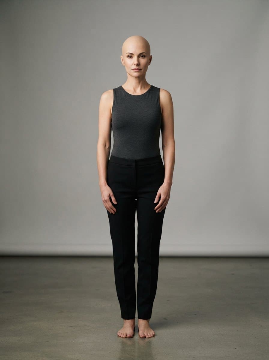 Bald Cap costume — example look