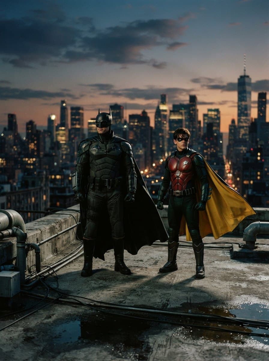 Batman and Robin costume