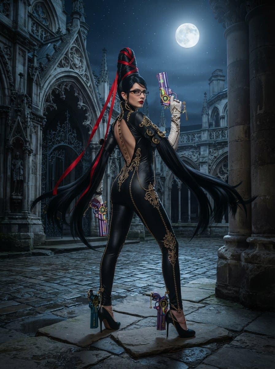 Bayonetta costume — example look
