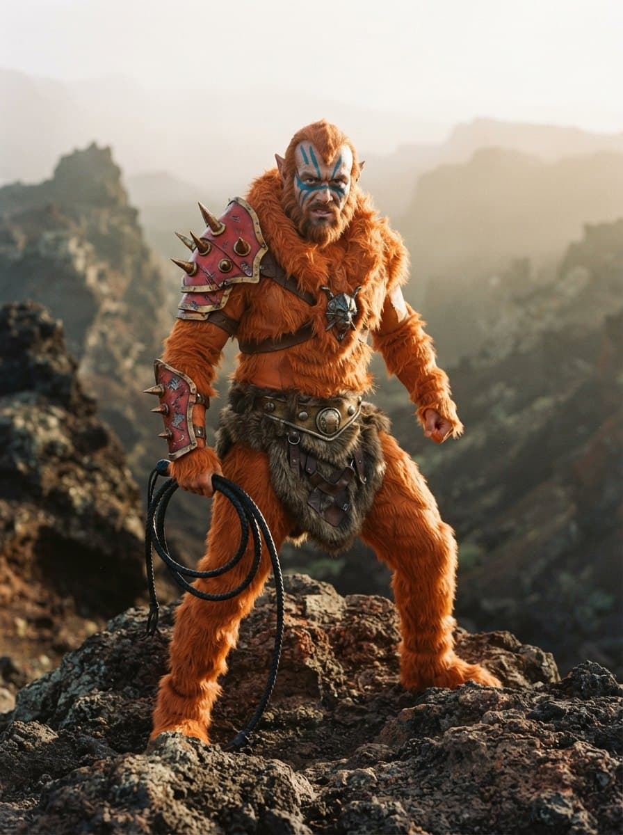 Beast Man costume — example look