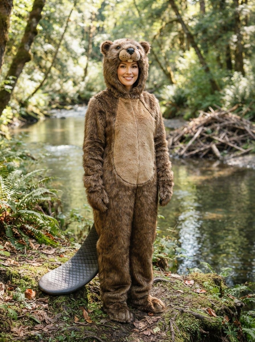 Beaver costume — example look