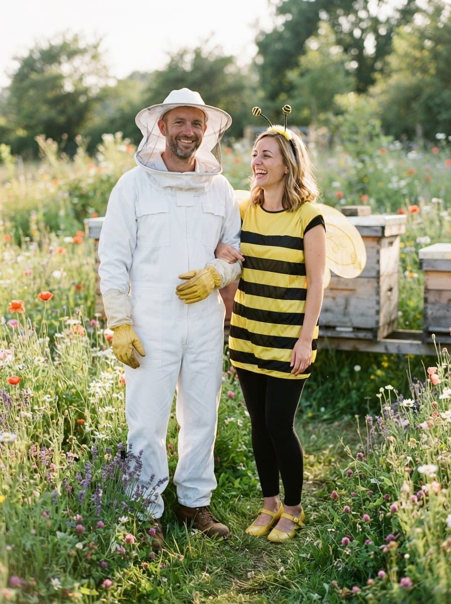 Bee and Beekeeper costume — example look
