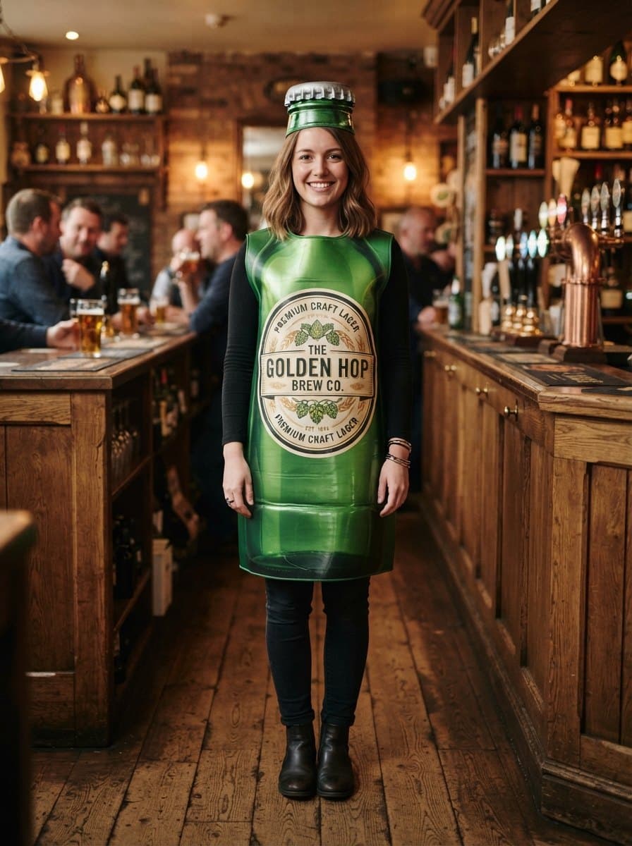 Beer Bottle costume