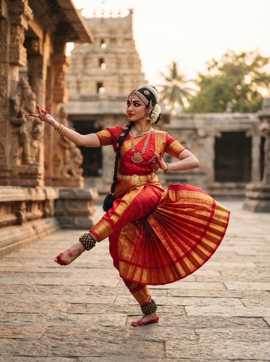 Bharatanatyam Costume costume — example look
