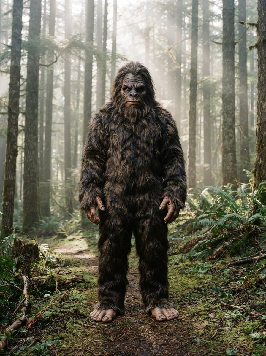 Bigfoot costume — example look