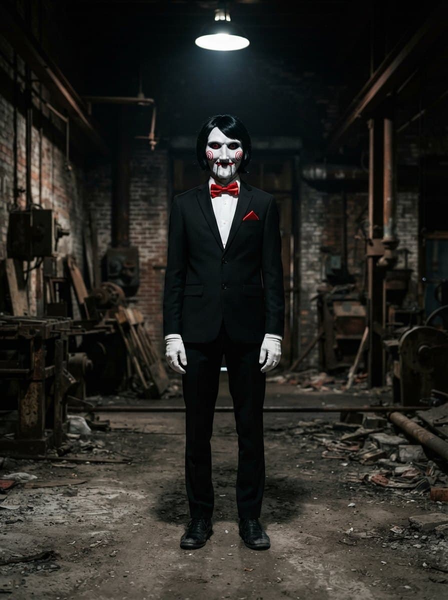 Billy the Puppet costume — example look
