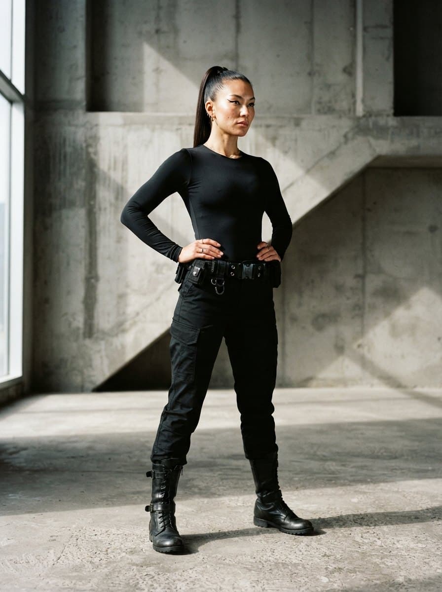 Black Bodysuit costume — example look