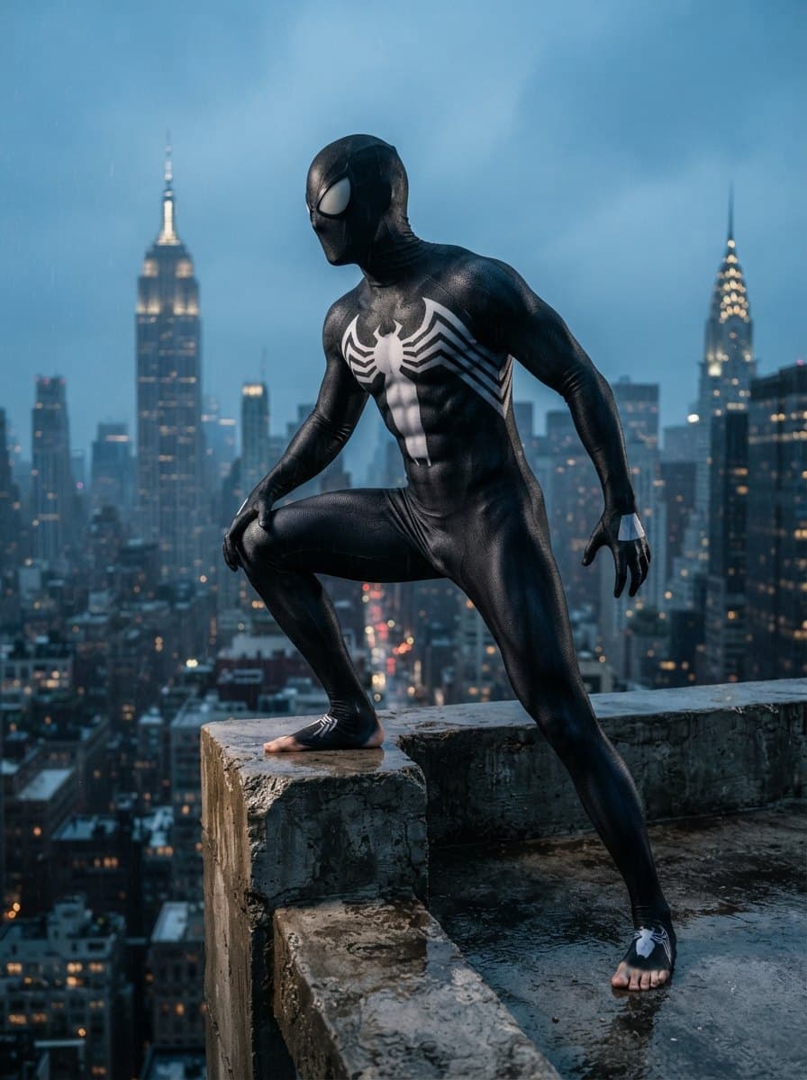 Black Suit Spider-Man costume