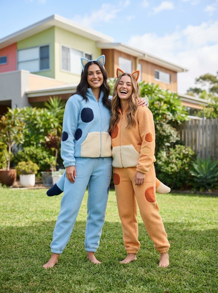Bluey and Bingo costume
