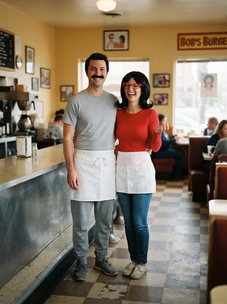 Bob and Linda Belcher costume — example look