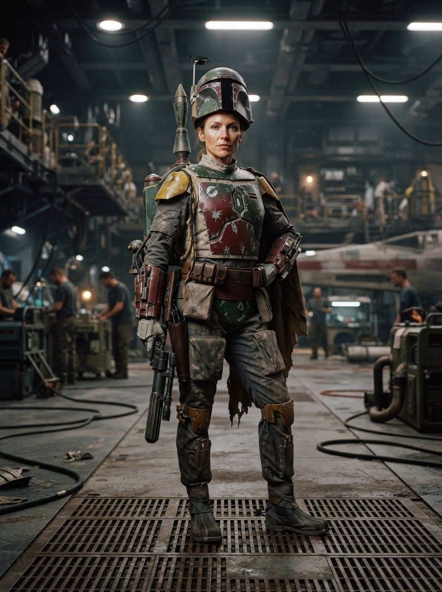 Boba Fett costume — example look