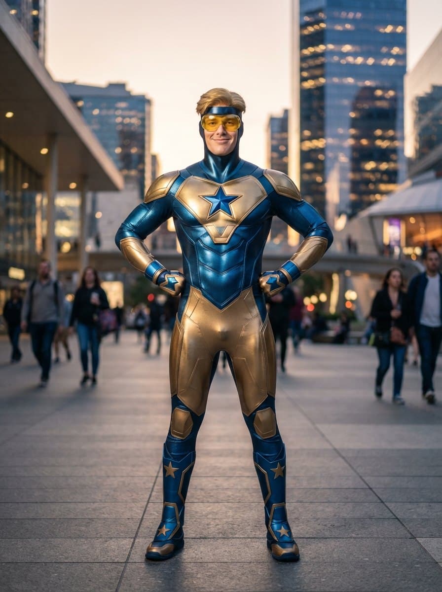 Booster Gold costume