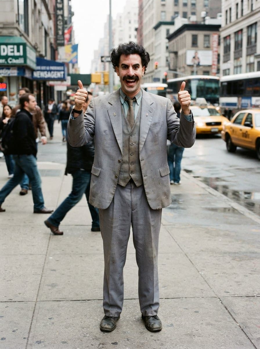 Borat costume