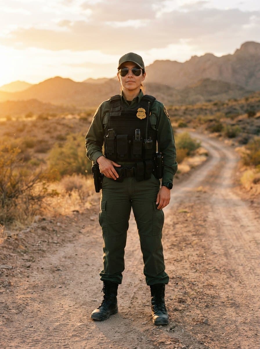 Border Patrol costume — example look