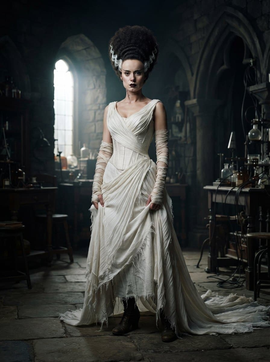 Bride of Frankenstein costume