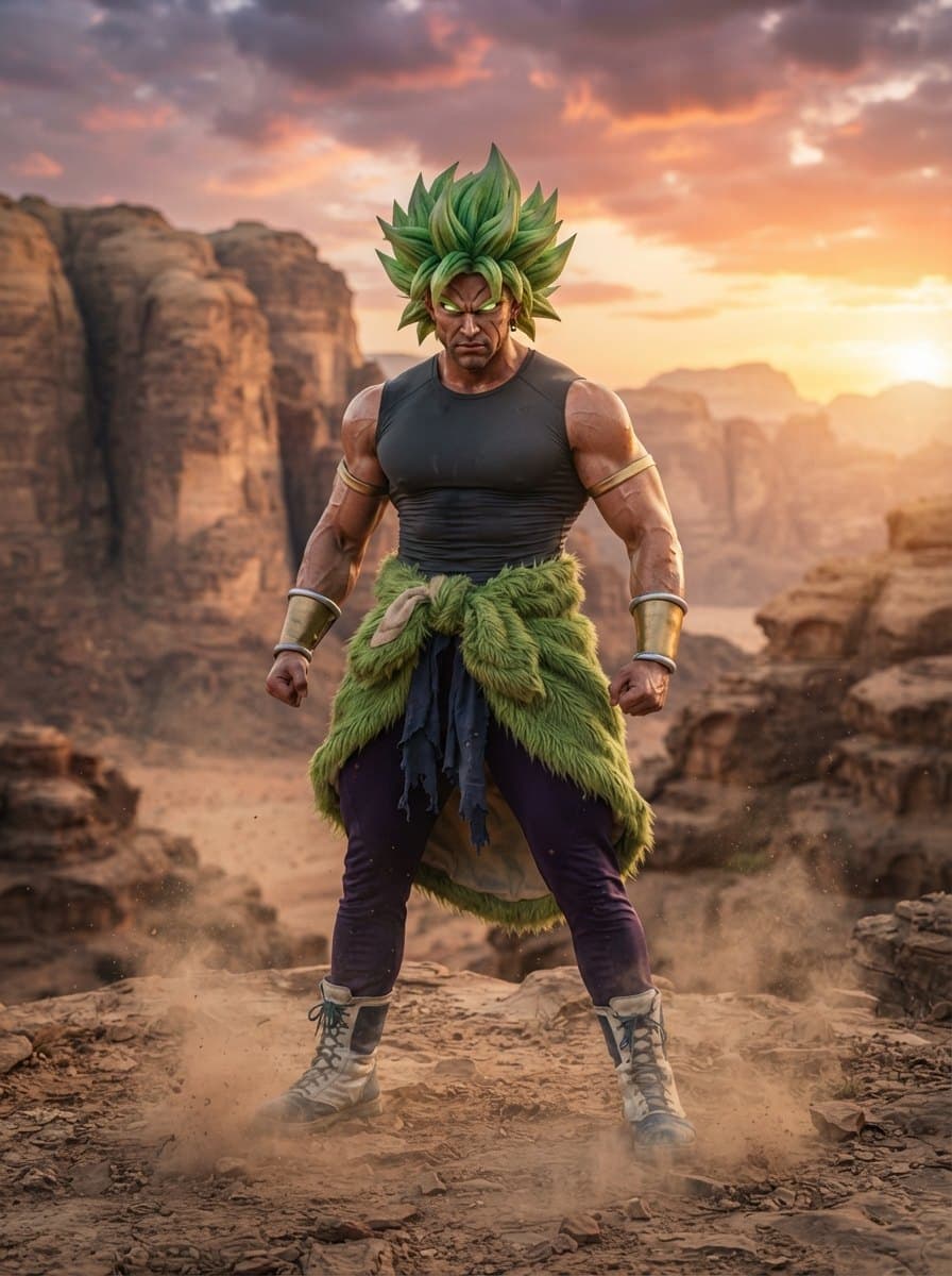 Broly costume — example look