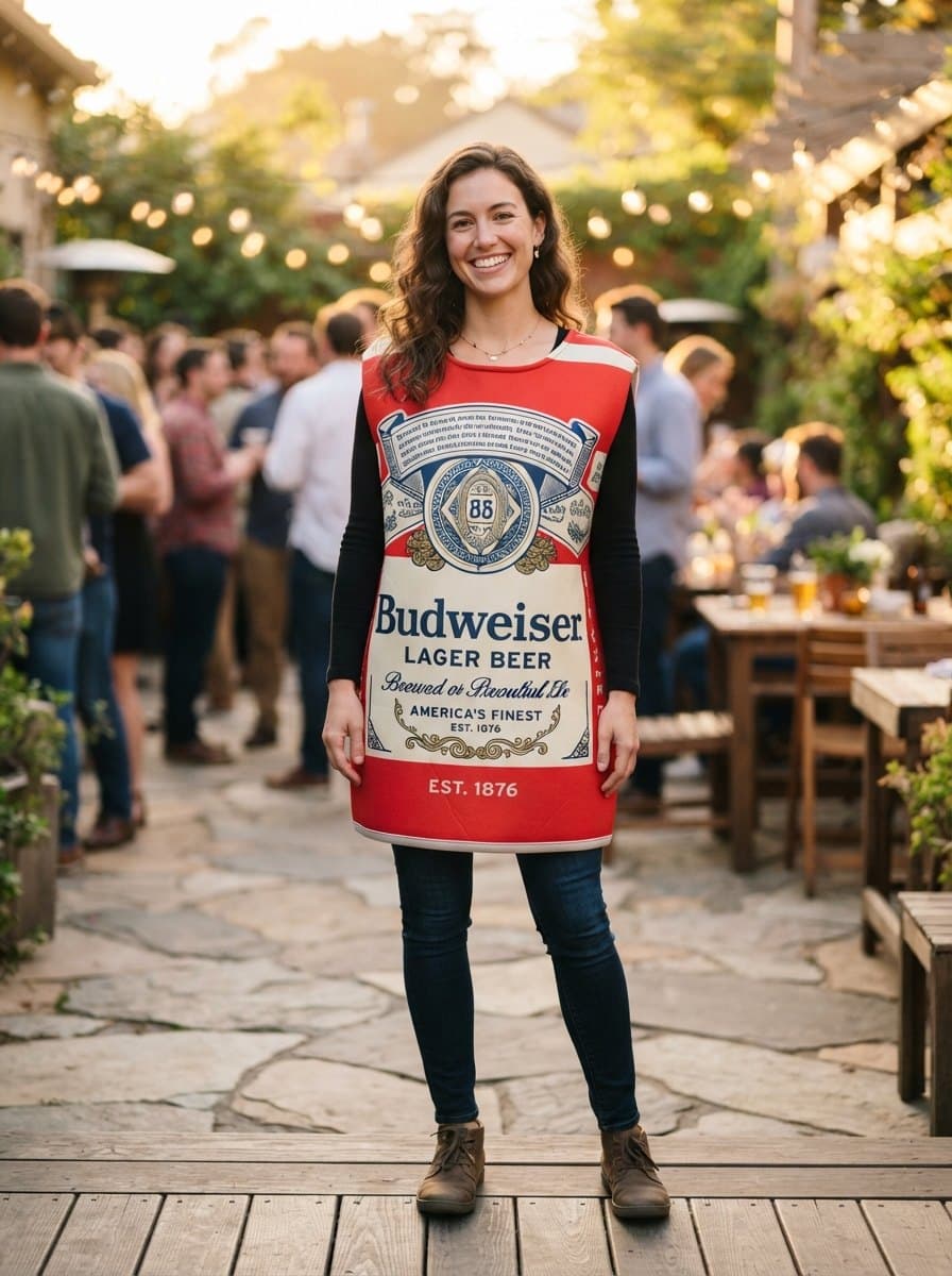 Budweiser costume — example look