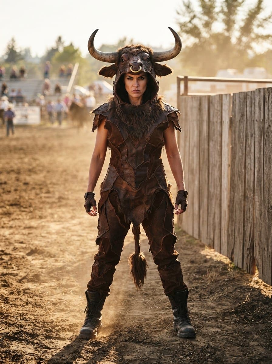 Bull costume — example look