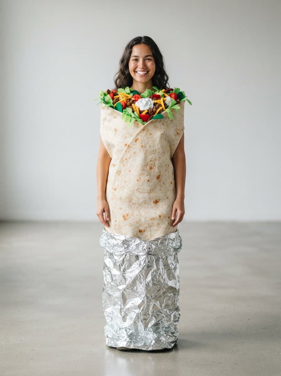 Burrito costume — example look