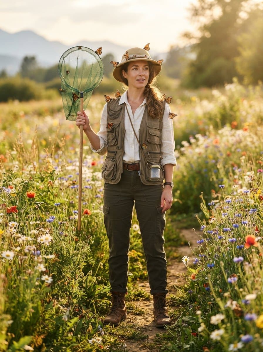 Butterfly Catcher costume — example look
