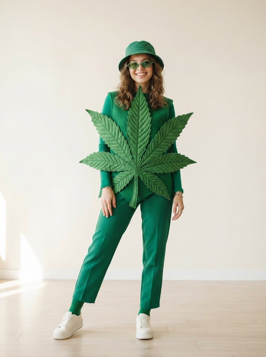 Cannabis costume — example look