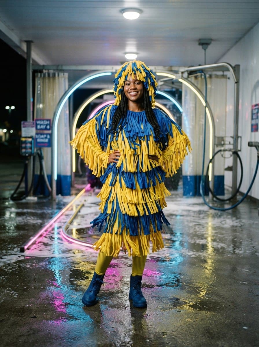 Car Wash costume — example look