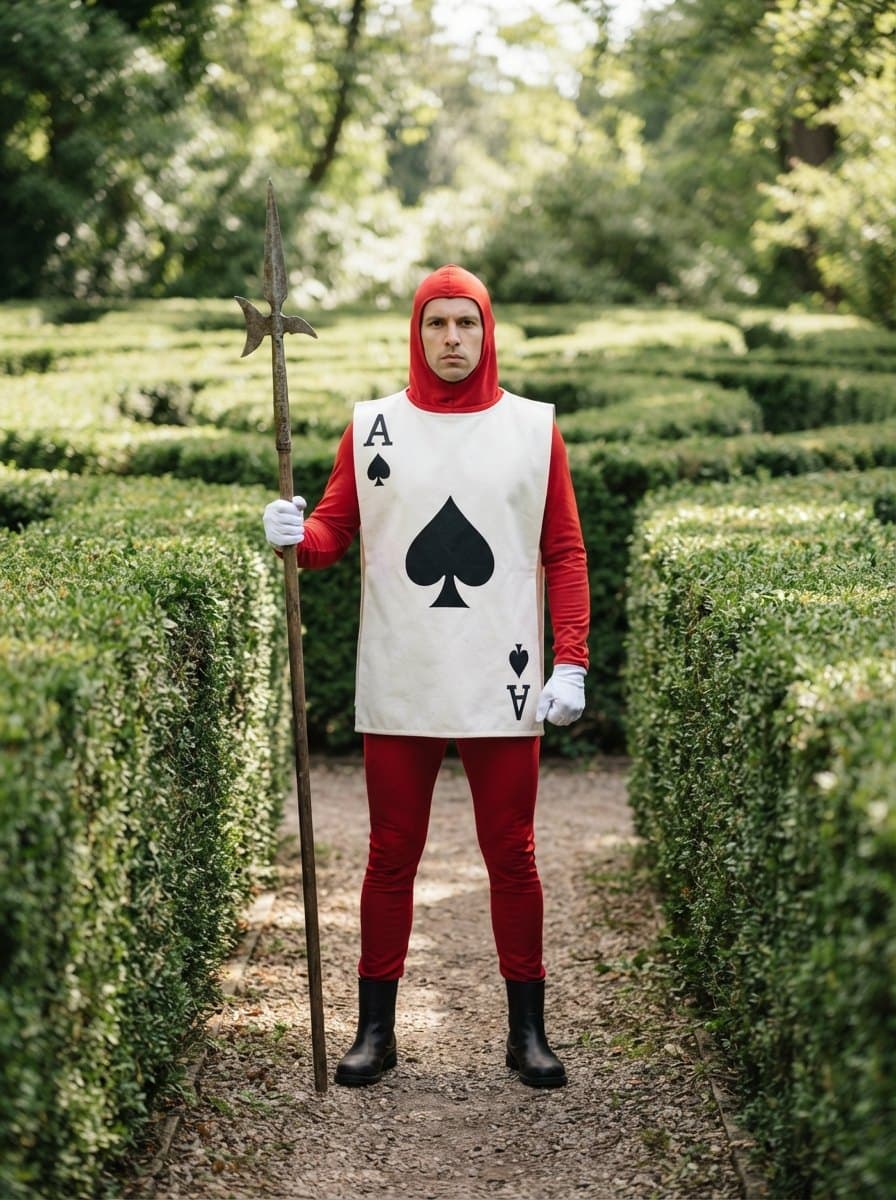 Card Soldiers costume — example look