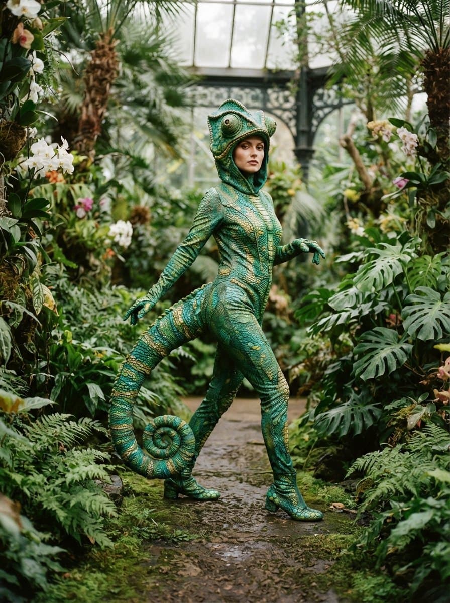 Chameleon costume