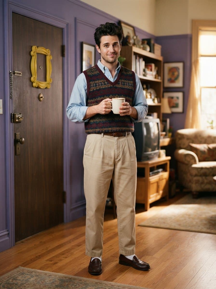 Chandler Bing costume — example look