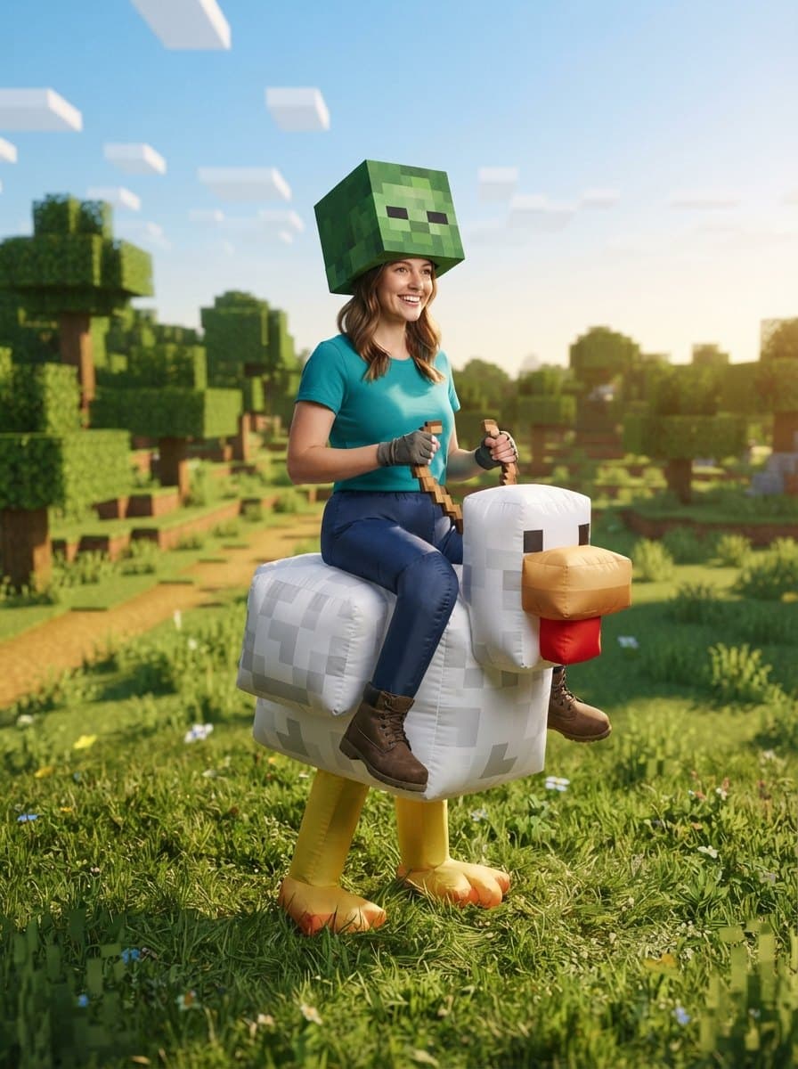 Chicken Jockey costume