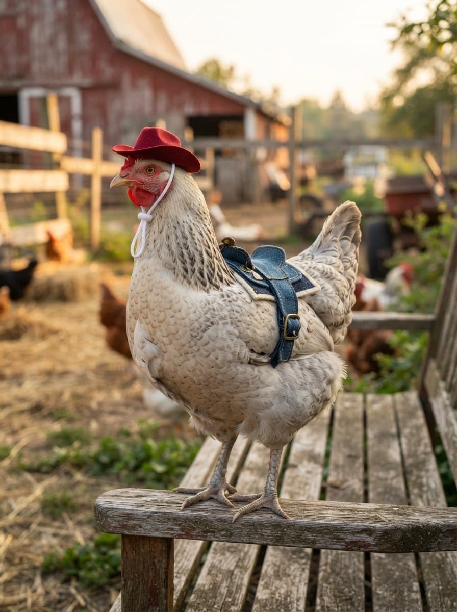 Chicken Costumes for Chickens costume — example look