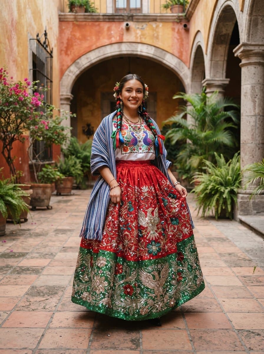 China Poblana costume